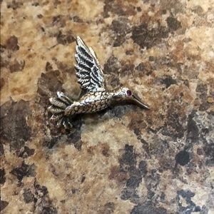 James Avery Ruby Hummingbird Pin